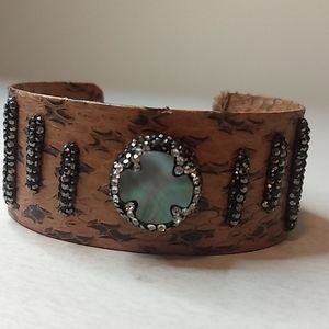 Leather Cuff Bracelet NWOT